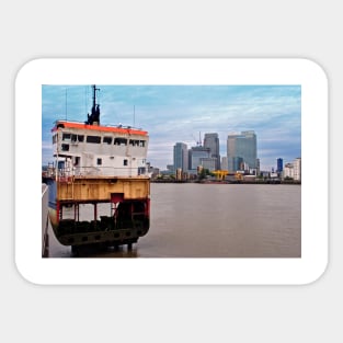 Canary Wharf London Docklands England UK Sticker